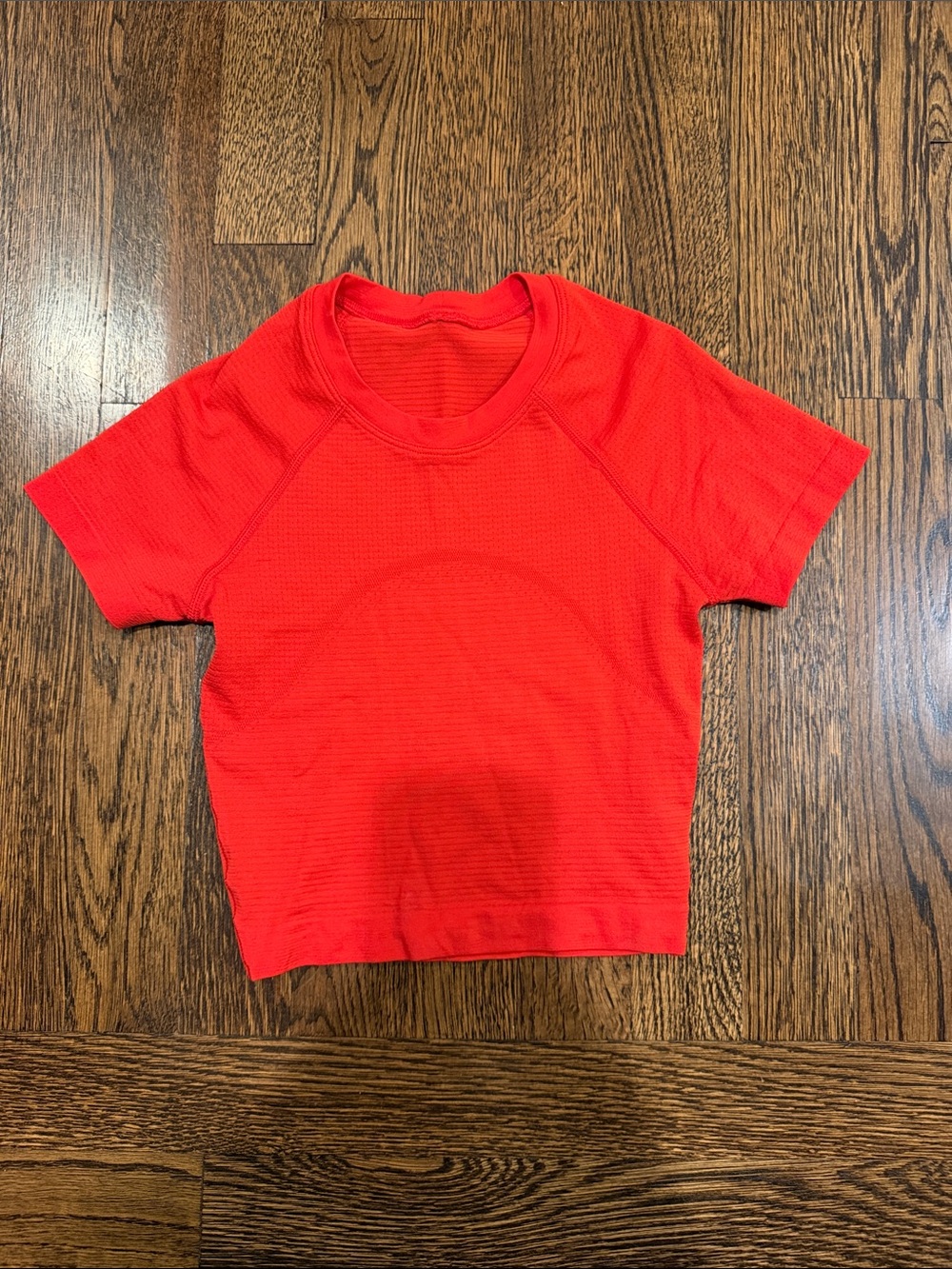 lululemon athletica Bright Red Short-Sleeve Active Tee